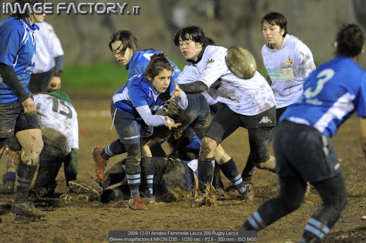 2009-12-01 Amatori Femminile-Lecco 209 Rugby Lecco